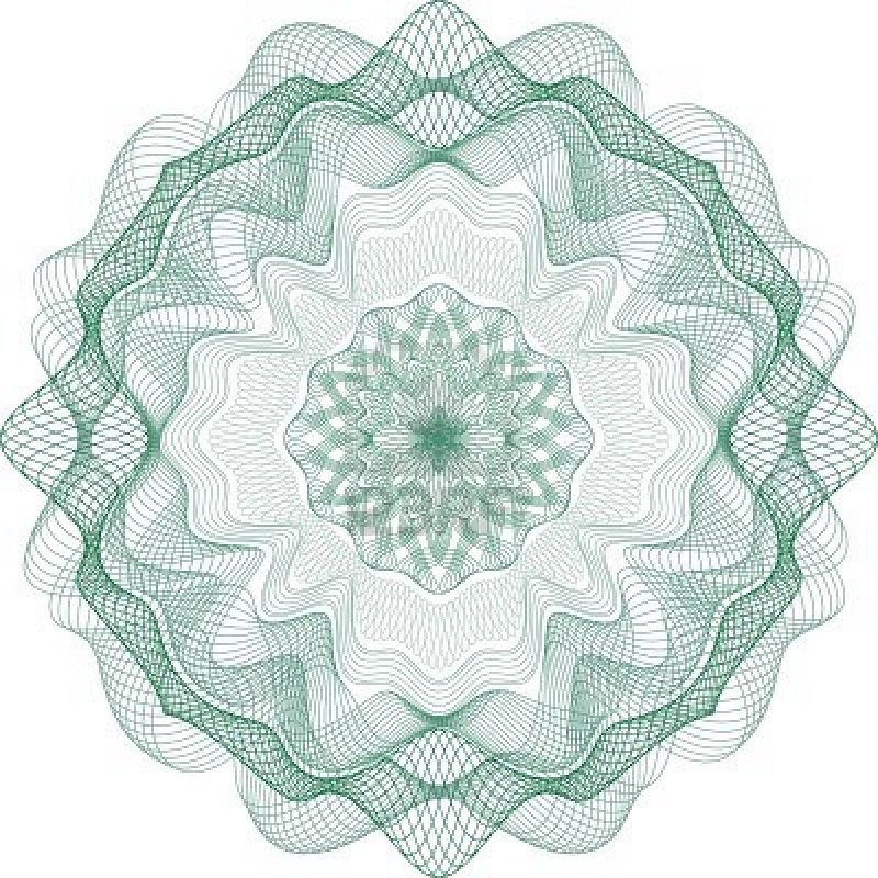 Guilloche Printing 團花印刷